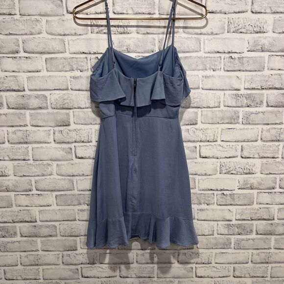 Altar'd State Light Blue Ruffle Sundress Size Small - Picture 3 of 7
